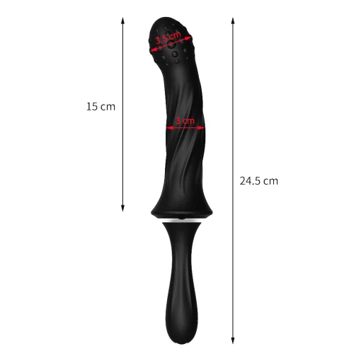 Black Spiked Mace - Handheld Vibrator