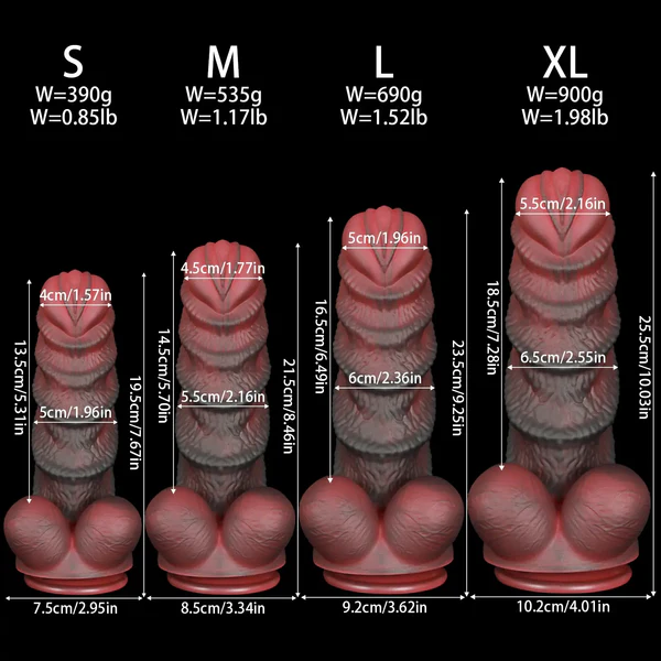 Clawdeen - Wolf Dildo 4 sizes