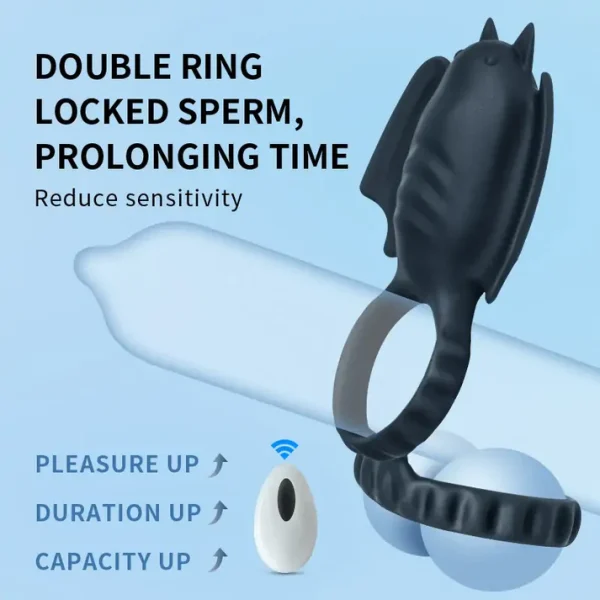 Dark Knight - Bat Style Penis Ring