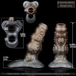 Dragon King - Cock Sleeve With Strap on 5 Sizes