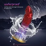 Rainbow Phoenix - Curved Suction Cup Dildo 8 Inches