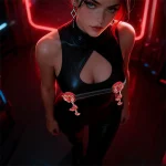 Flower - Breast Bondage Spiked Jewelry Style