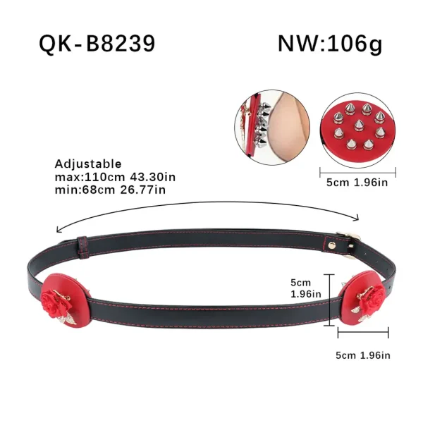 Flower - Breast Bondage Spiked Jewelry Style