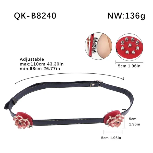 Flower - Breast Bondage Spiked Jewelry Style