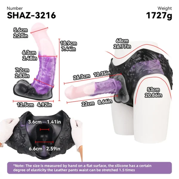 Ghost Rider - Devil Style Hollow Dildo Pants