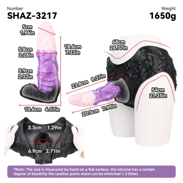 Ghost Rider - Devil Style Hollow Dildo Pants