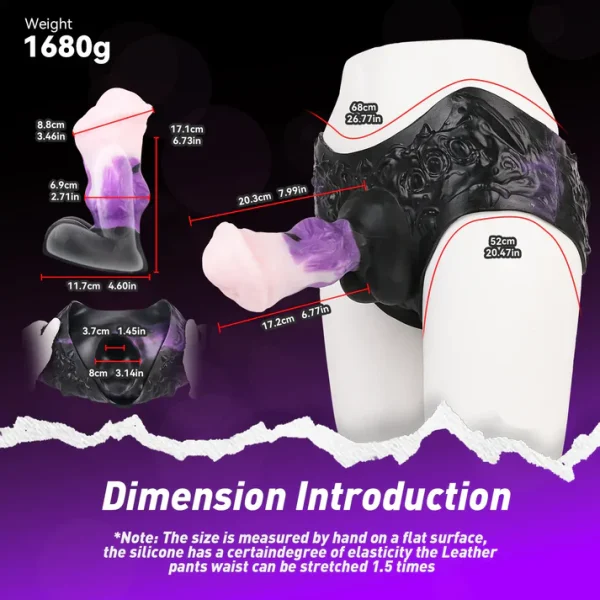 Ghost Rider - Devil Style Hollow Dildo Pants