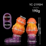 Ash - Fire Canine Textured Cock Sleeve