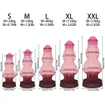 Piggy Knot - Pink Animal Dildo 5 Sizes