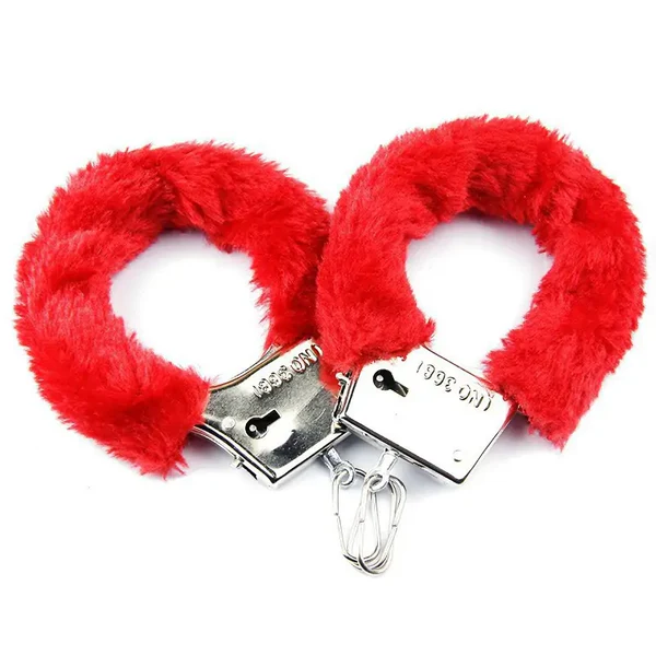 Pink Fuzzy Handcuffs Classic Design