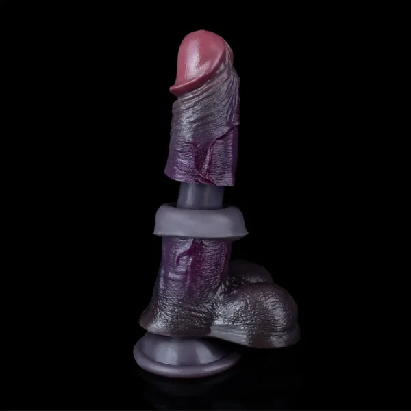 Black Thunder Series - Dual Density Dildo 9 Inches