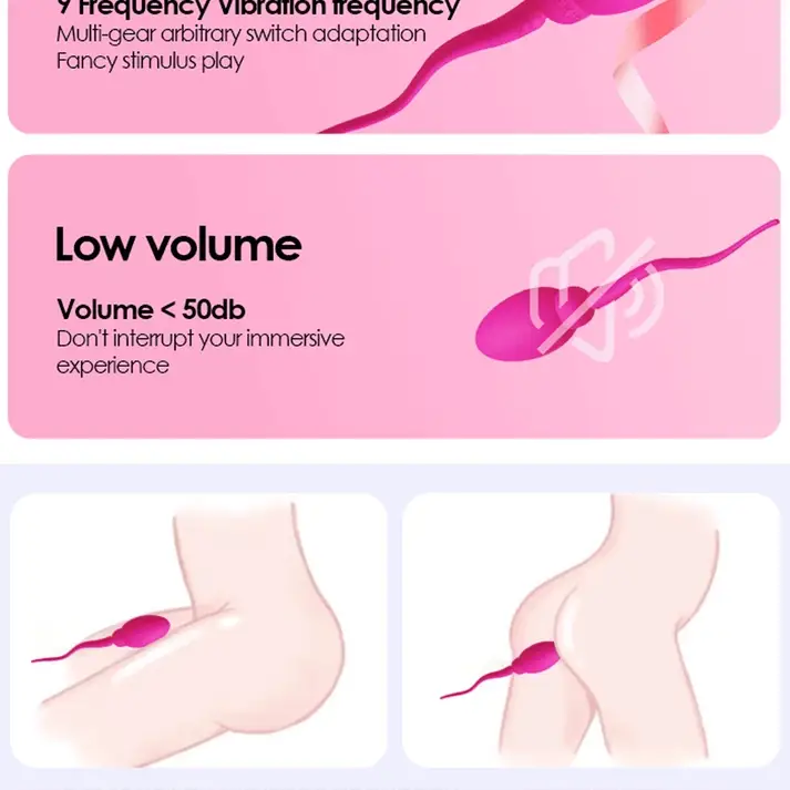 Sperm Design Vibrator With App