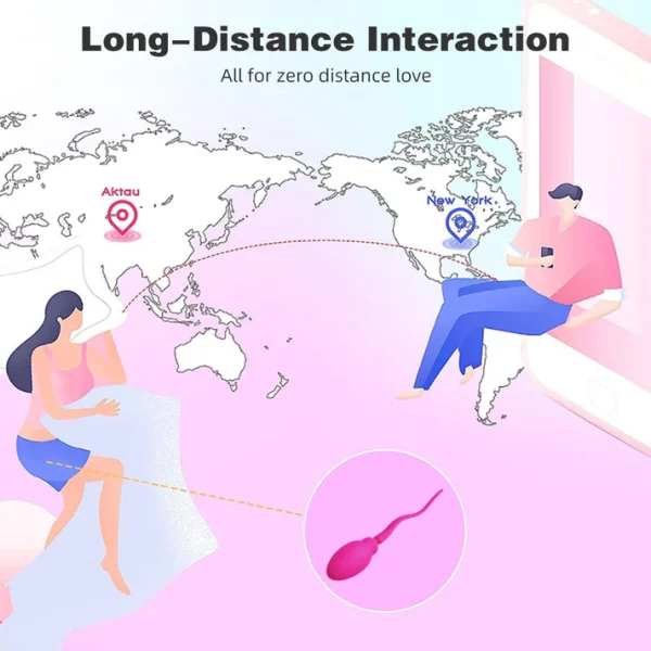 Sperm Design Vibrator With App