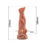 Standing Puppy - Dog Statue Dildo 8 Inches