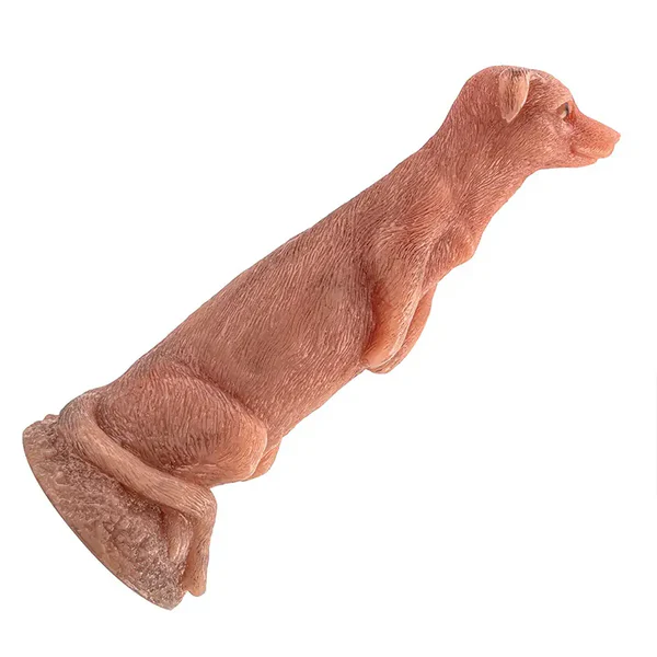 Standing Puppy - Dog Statue Dildo 8 Inches