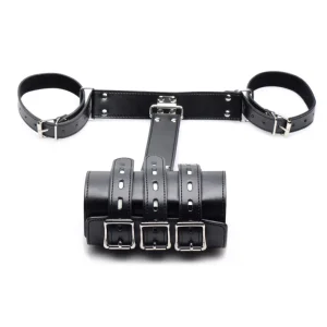 Strict Bondage – Pu Leather Restraint Harness