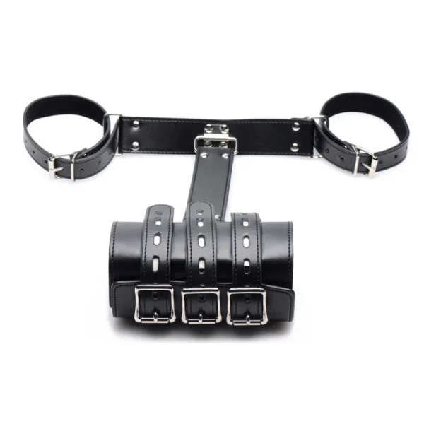 Strict Bondage – Pu Leather Restraint Harness