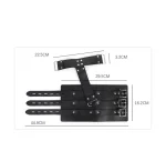 Strict Bondage – Pu Leather Restraint Harness