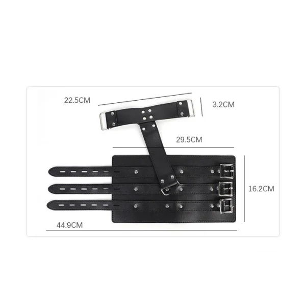 Strict Bondage – Pu Leather Restraint Harness