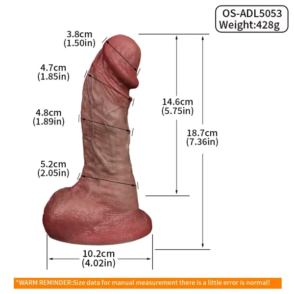 Triple Density - Ultra Realistic Dildo 7 Inches