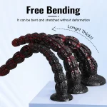 Walnut - Real Textured Long Dildo 19.2 Inches