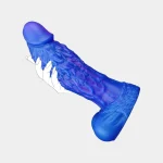 Wolf Man - Blue Beast Dildo 7.8 Inches