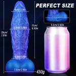 Wolf Man - Blue Beast Dildo 7.8 Inches
