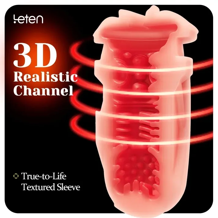 XT8 Male Masturbator 10 Thrusting Modes