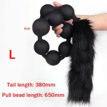 Anesidora Tailed Anal Beads 3 Sizes