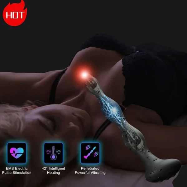 Batons - E Stim Butt Beads 10 Inches