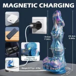 Blizzard - Thrusting Ice Wolf Dildo 9 Inches