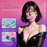 Crystal - Ball Gag Dildo 4 Inches