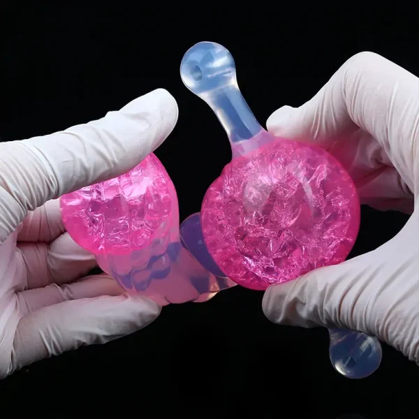 Crystal - Ball Gag Dildo 4 Inches