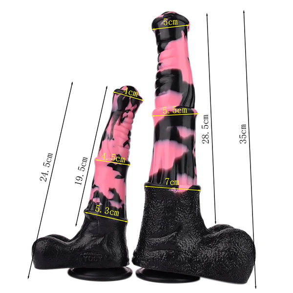 Jackson - Pink Spot Horse Dildo