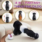 Mr. Barcode - Thrusting Zebra Dildo 9 Inches