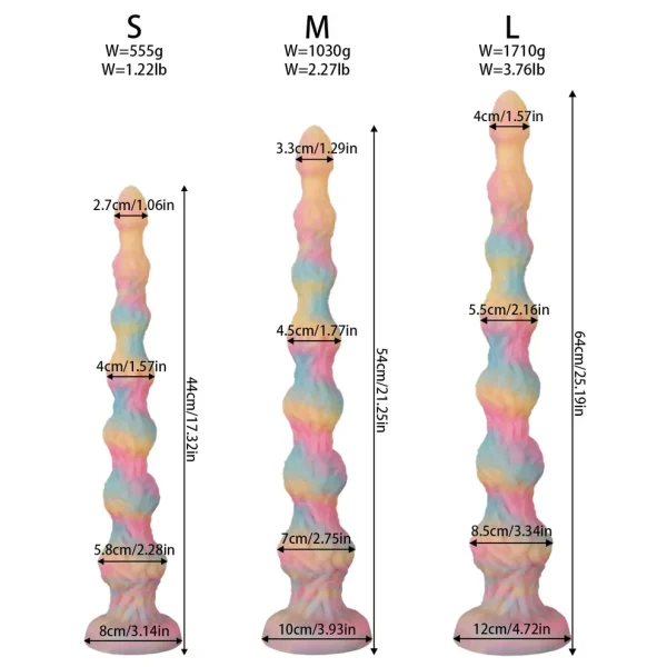 Nagini - Luminous Anal Snake Beads Design