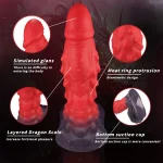 Neltharion - Textured Drake’s Dildo 8 Inches