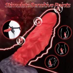 Neltharion - Textured Drake’s Dildo 8 Inches