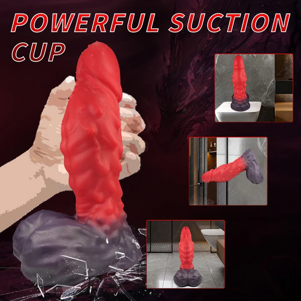 Neltharion - Textured Drake’s Dildo 8 Inches