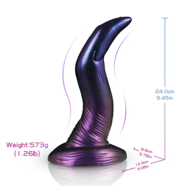 Megalodon - Curved Shark Dildo 9 Inches