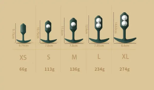 Snug Plug Butt - Weighted Ball Inside