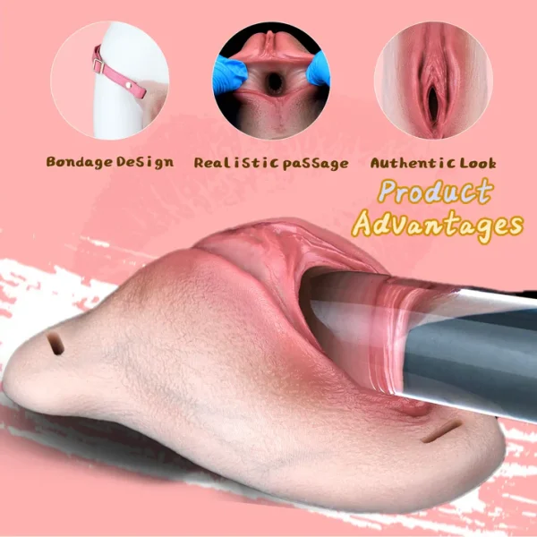 Anesidora Insertable Fake Vagina Strap on Design