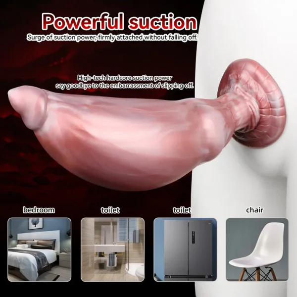 Canine Surge - Dual layer Inflatable Dildo 9 Inches