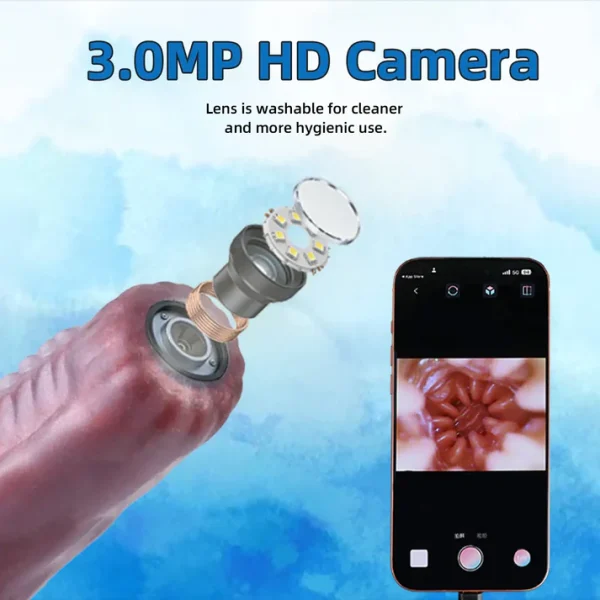 Deep Sea Gaze - Tentacle Camera Dildo 22 Inches