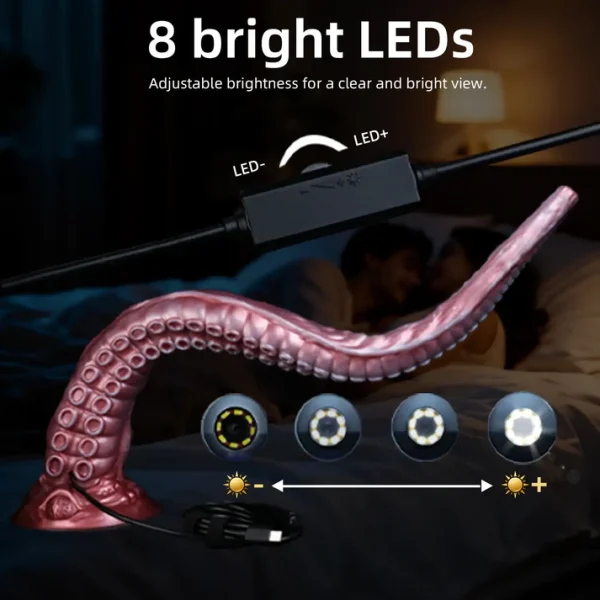 Deep Sea Gaze - Tentacle Camera Dildo 22 Inches