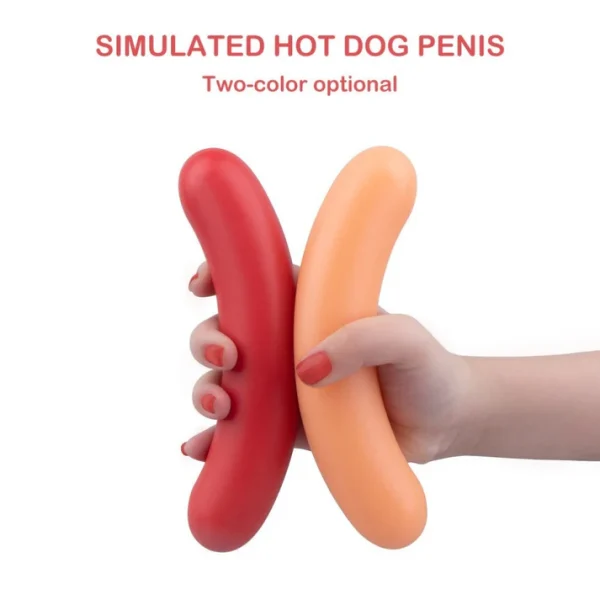 Hot Dog Dildo - Ultra-Flexible Silicone