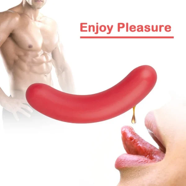 Hot Dog Dildo - Ultra-Flexible Silicone