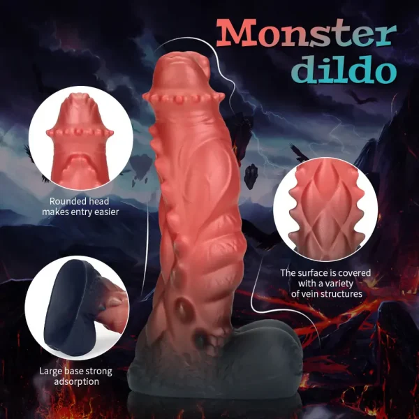 The Mephisto: Inferno Hell-Spawn Suction Dildo