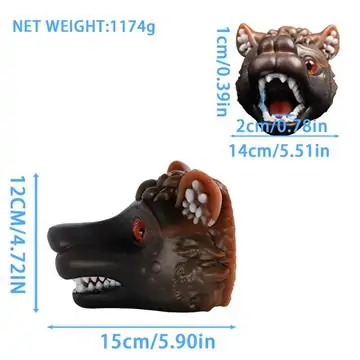 Mocha Alpha - Brown Dog Male Stroker (Soft Silicone  Furry Fandom)