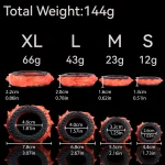 Mythic Beast -  Platinum Silicone Cock Ring Set